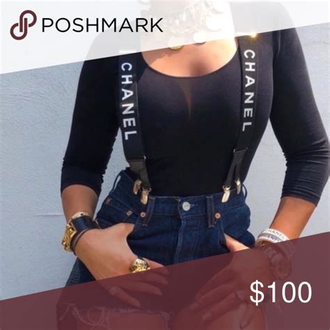 chanel suspenders cheap